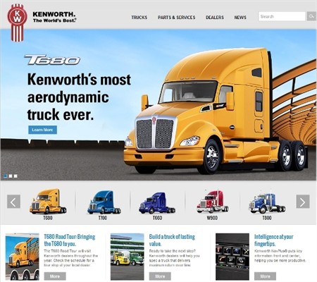 Kenworth Website Award