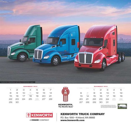 2015 Kenworth Calendar Features Captivating Images of The World’s Best