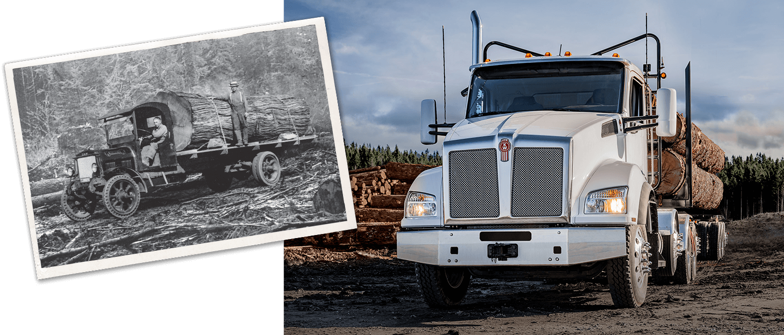 T880 montage of current truck and inspiration