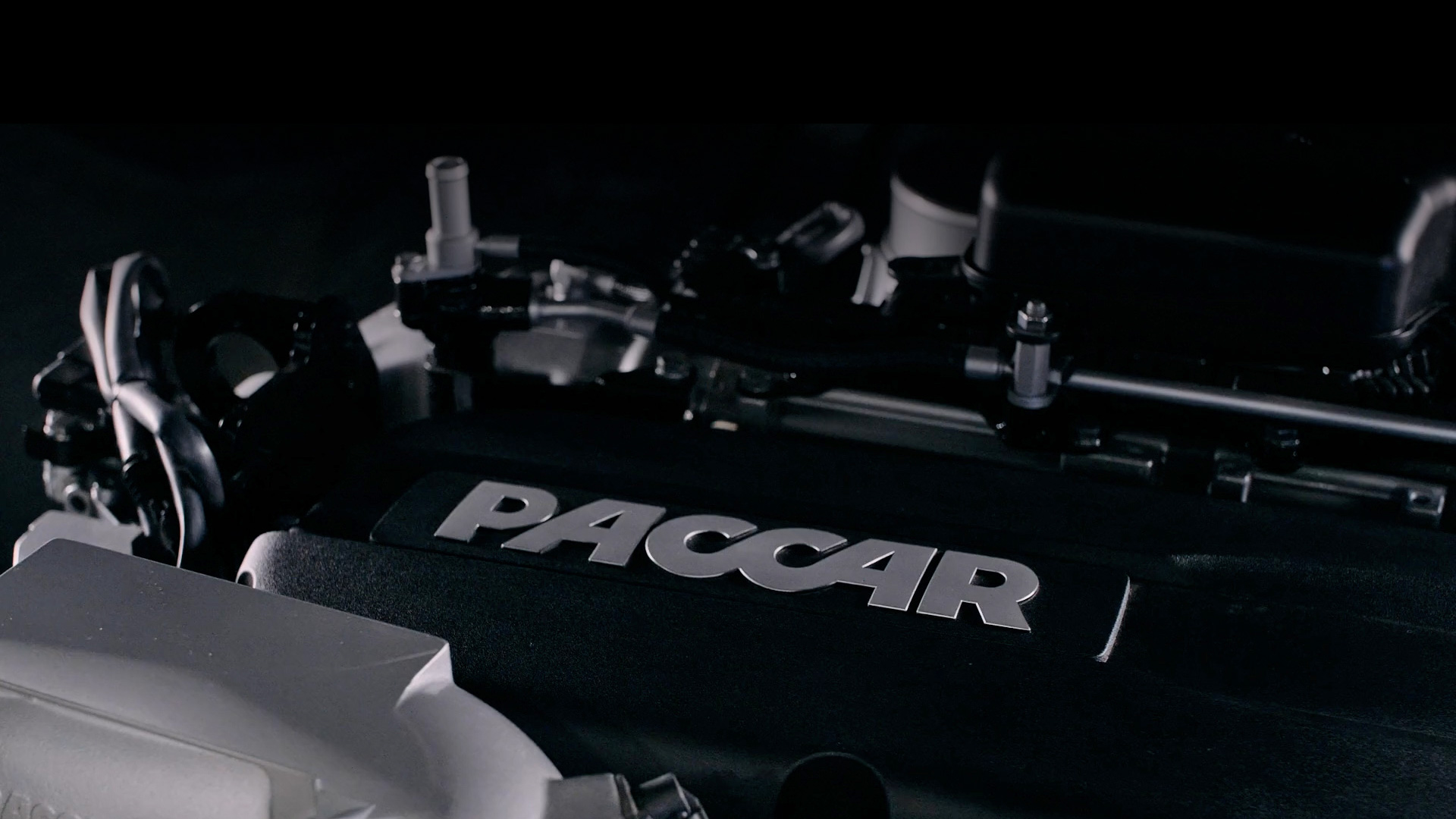 Closeup of Paccar part engine